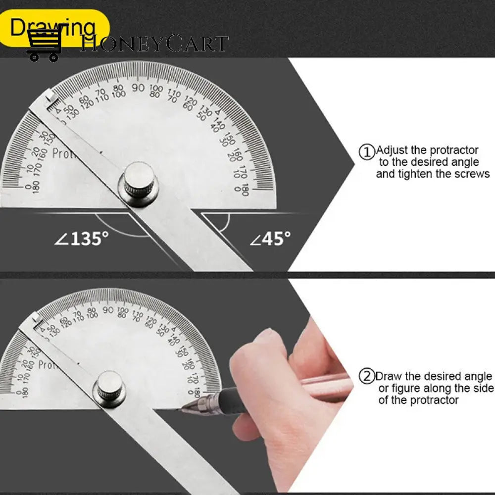 Stainless Steel Protractor Angle Finder(Buy 2 Get 1 Free Now)