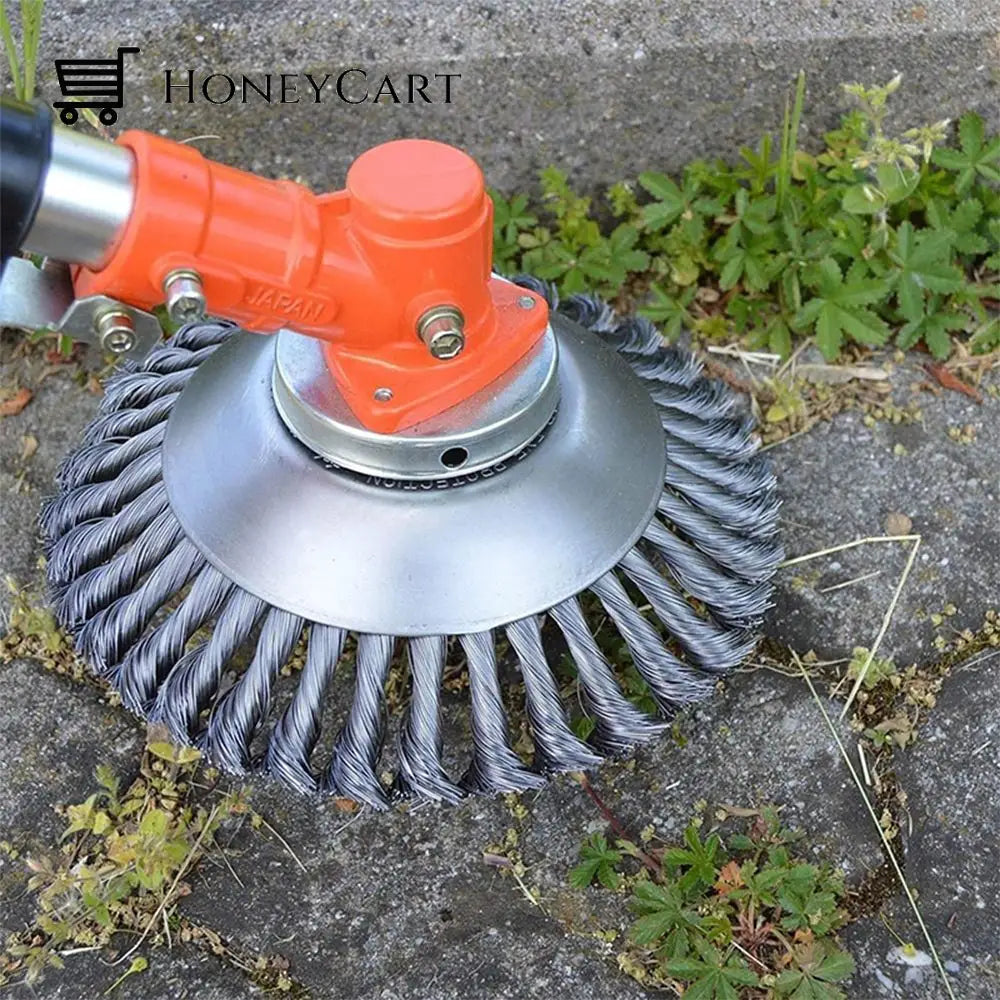 Steel Wire Brush Trimmer Head For Gas Powered Trimmers