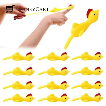 Sticky Flying Turkey Finger Birds Toys