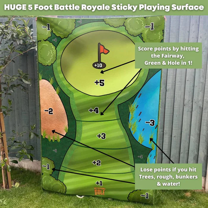 Sticky Golf Game - Mini Casual Golf Game Set, Auxiliary Practice to Improve Golf Skills Props Suitable for Indoor Outdoor