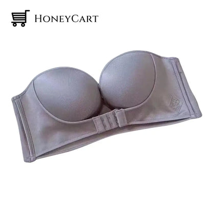 Strapless Front Buckle Lift Bra