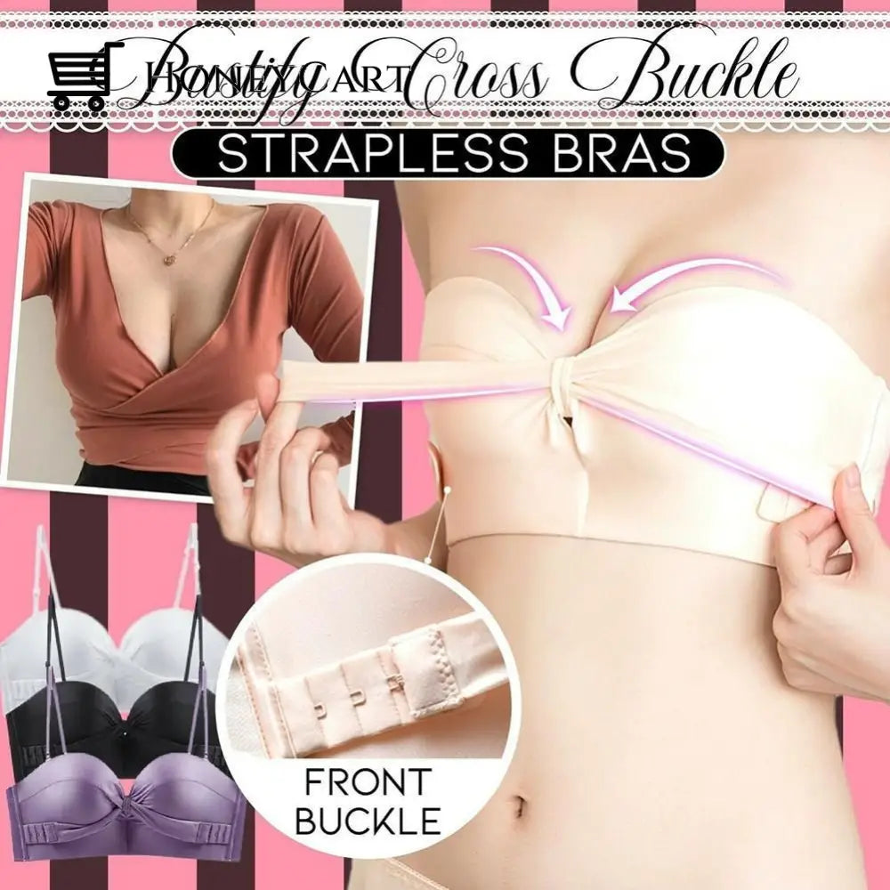 Strapless Front Cross Lift Bra Winter 2022 Bras