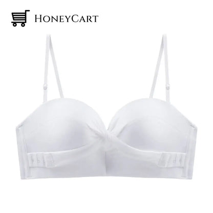 Strapless Front Cross Lift Bra Winter 2022 White / 70A Bras