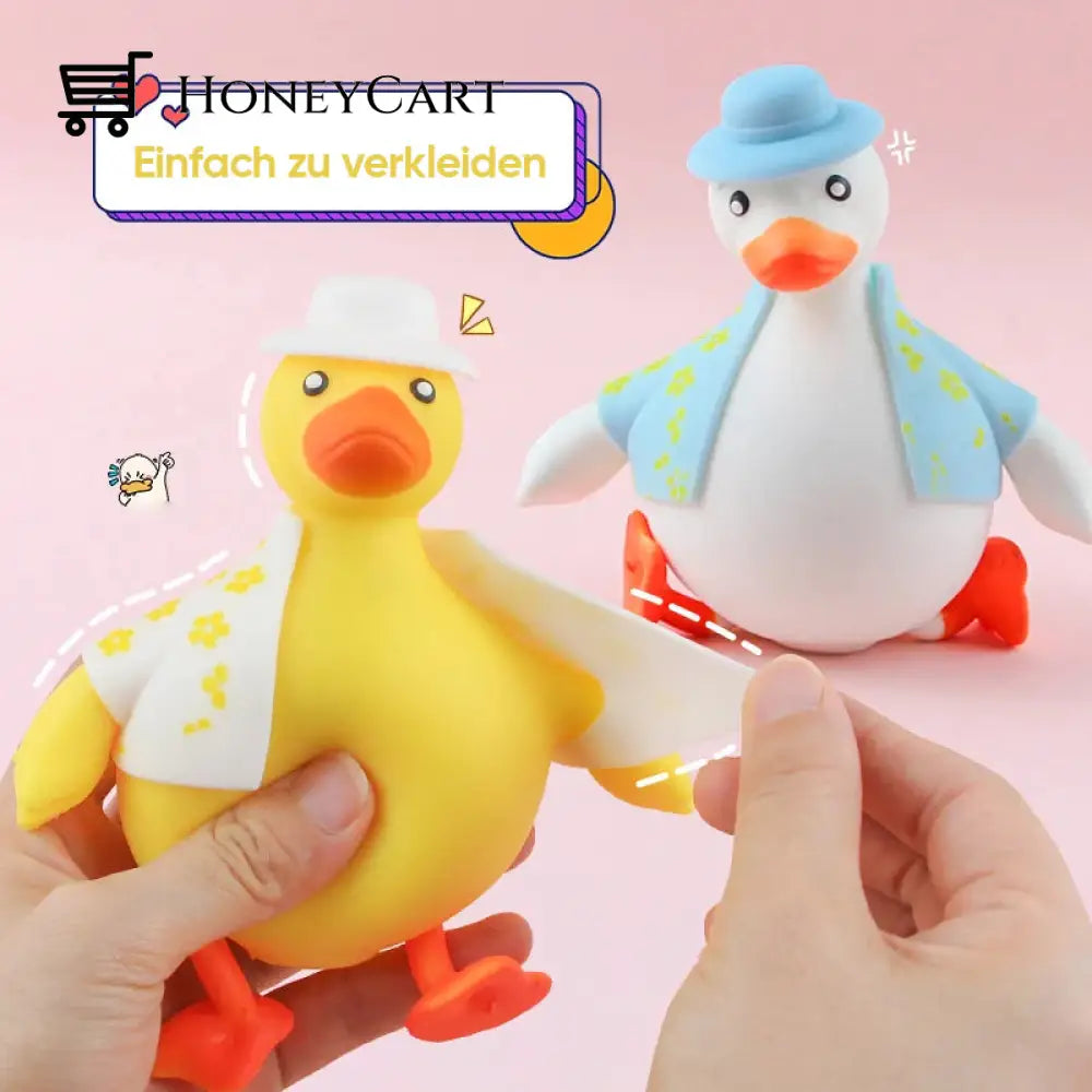 Stress Relief Toys Dress Up Duck