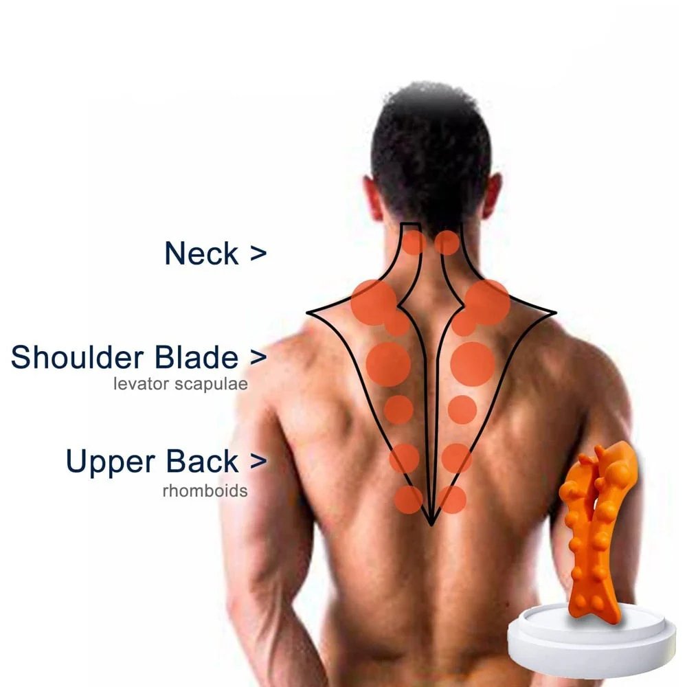 Stretcher Massage Tools - Trigger Point Massager for Pain Relief, Neck & Shoulder Pain