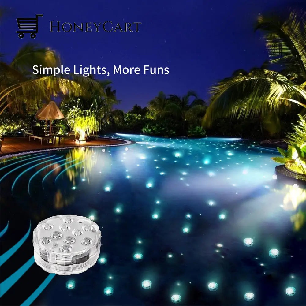 Submersible Led Lights Underwater Led 16 Colors Changing Waterproof Pond Myx-Lights