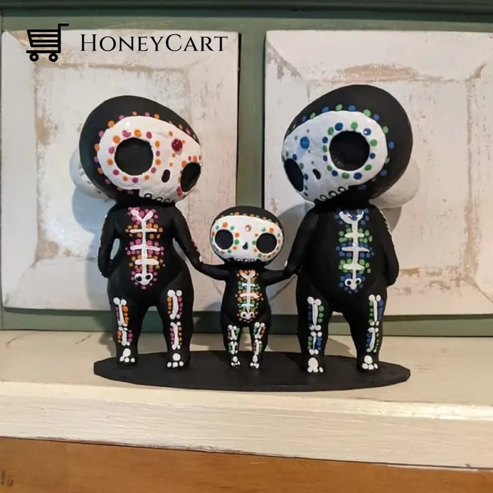 Sugar Skull Couple Figurine Tool