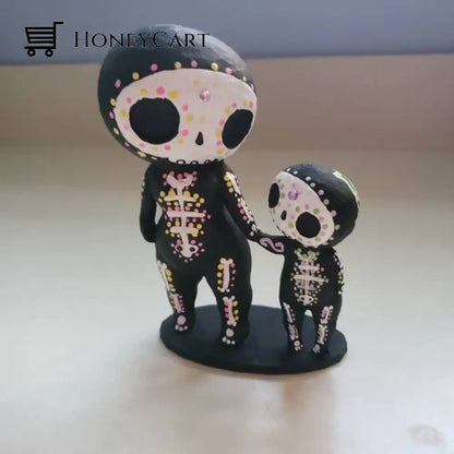 Sugar Skull Couple Figurine Tool