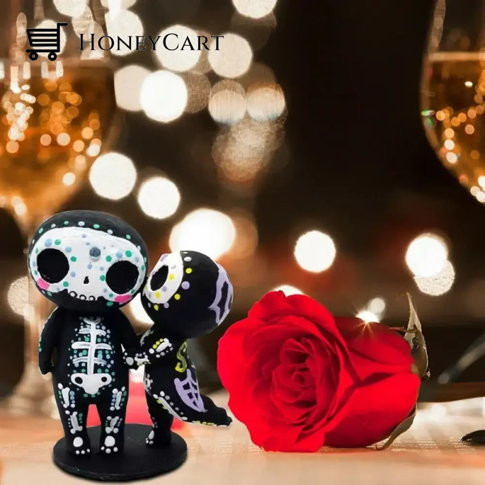 Sugar Skull Couple Figurine Tool