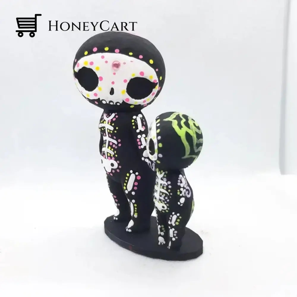 Sugar Skull Couple Figurine Tool