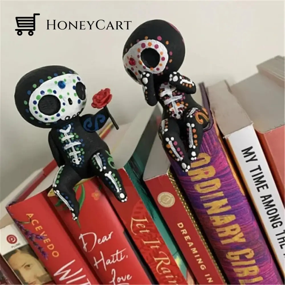 Sugar Skull Couple Figurine Tool