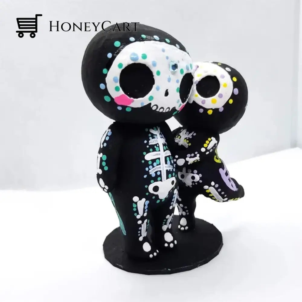 Sugar Skull Couple Figurine Tool