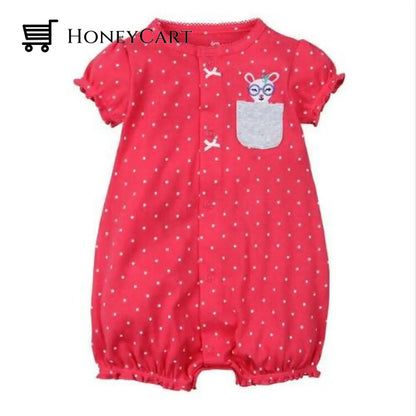 Summer Baby Rompers Short Sleeve Clothing Hkd / 6M & Toddler