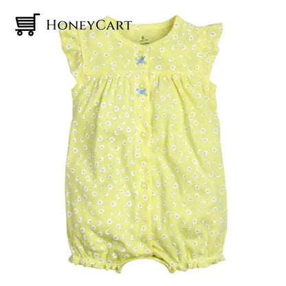 Summer Baby Rompers Short Sleeve Clothing Huangdiandian / 6M & Toddler