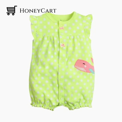 Summer Baby Rompers Short Sleeve Clothing Lujingyu / 6M & Toddler
