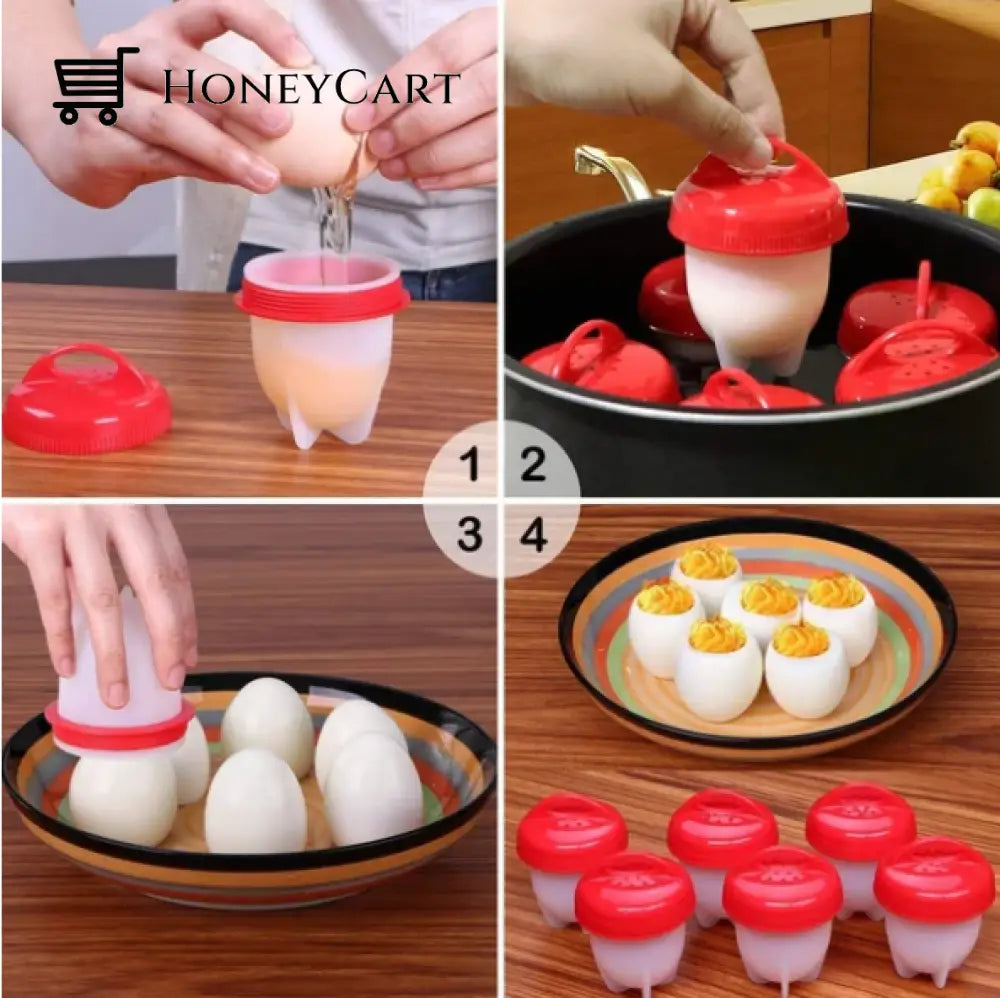 (Summer Hot Sale 48% Off)Portable Silicone Egg Cooker-Buy 3 Get