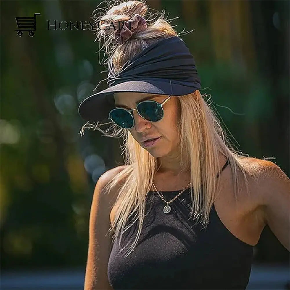 Summer Hot Sale 49% Off Womens Anti-Ultraviolet Elastic Top Hat Womens Sun Hat