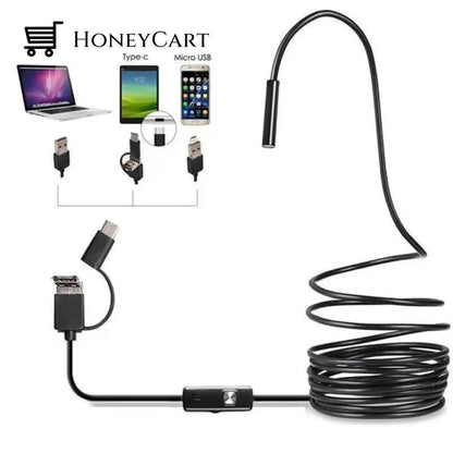 (Summer Hot Sale )Endoscope ( Universal Across All Platforms ) 1 Meter / (Type- C- Usb- Micro Usb) 3