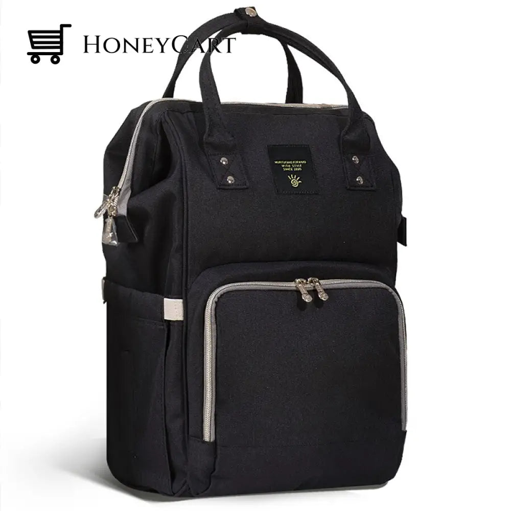 Sun Maternity Diaper Backpack Black Backpacks