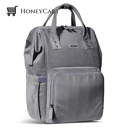 Sun Maternity Diaper Backpack Corduroy Dark Gray Backpacks