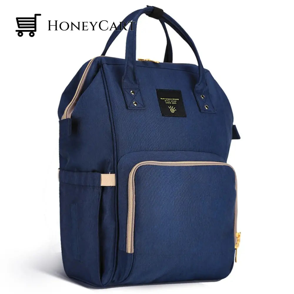 Sun Maternity Diaper Backpack Navy Blue Backpacks