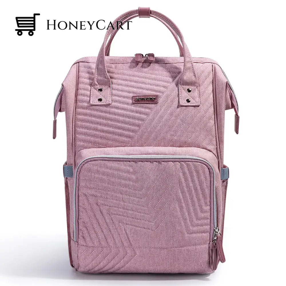 Sun Maternity Diaper Backpack Quilting Pink Backpacks