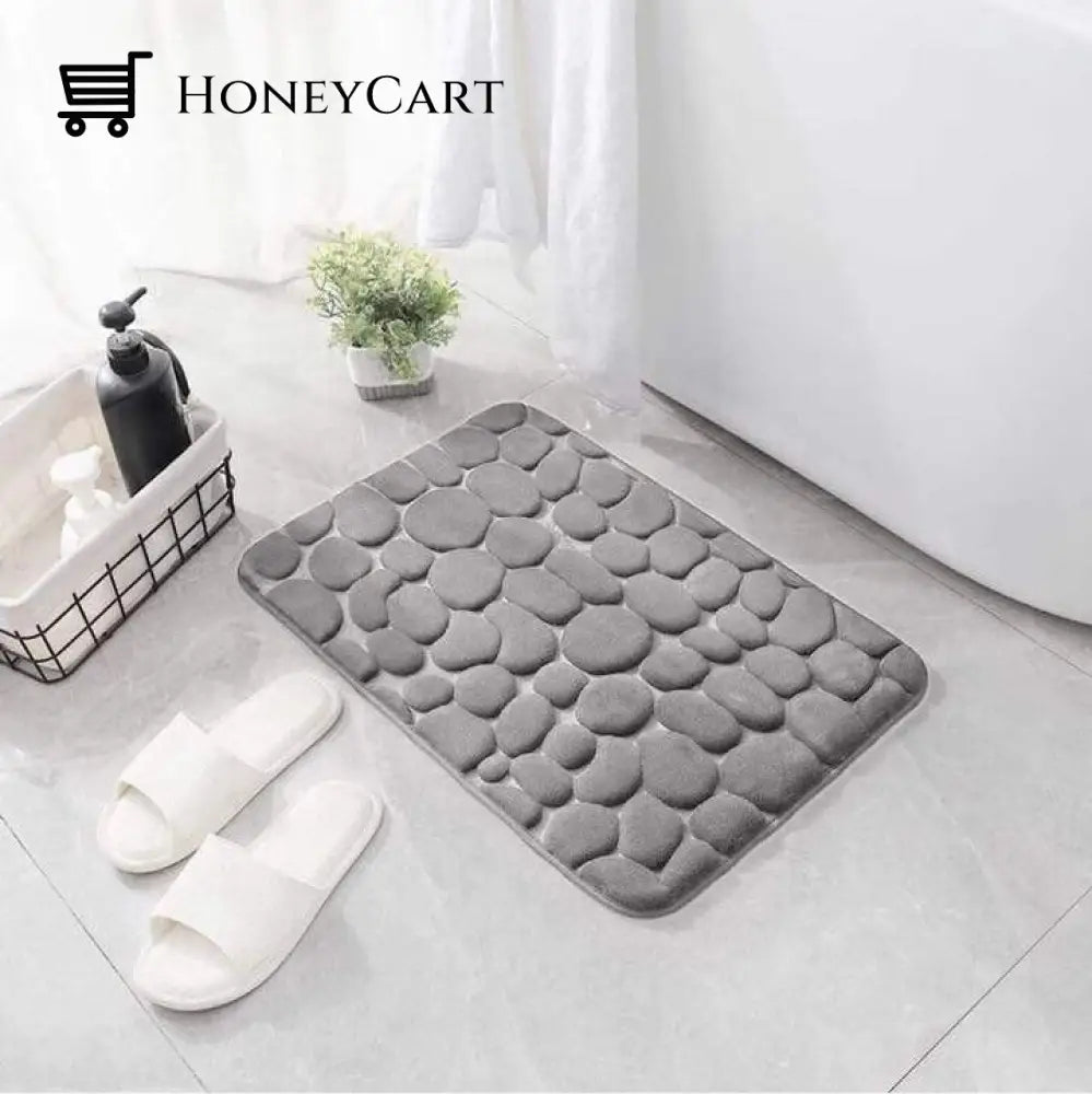 Super Absorbent Floor Mat Gray / M(40Cm*60Cm/15.7*23.6)
