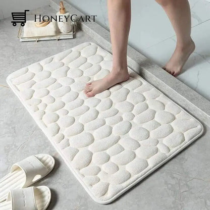 Super Absorbent Floor Mat White / M(40Cm*60Cm/15.7*23.6)