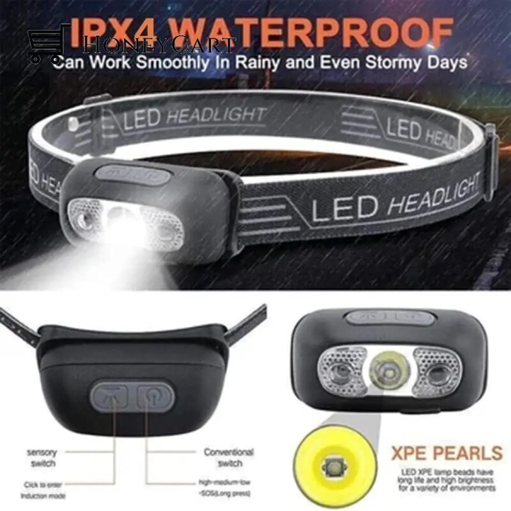 Super Bright Led Sensor Headlight