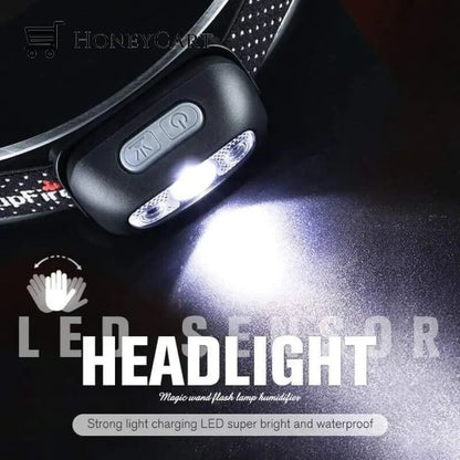 Super Bright Led Sensor Headlight