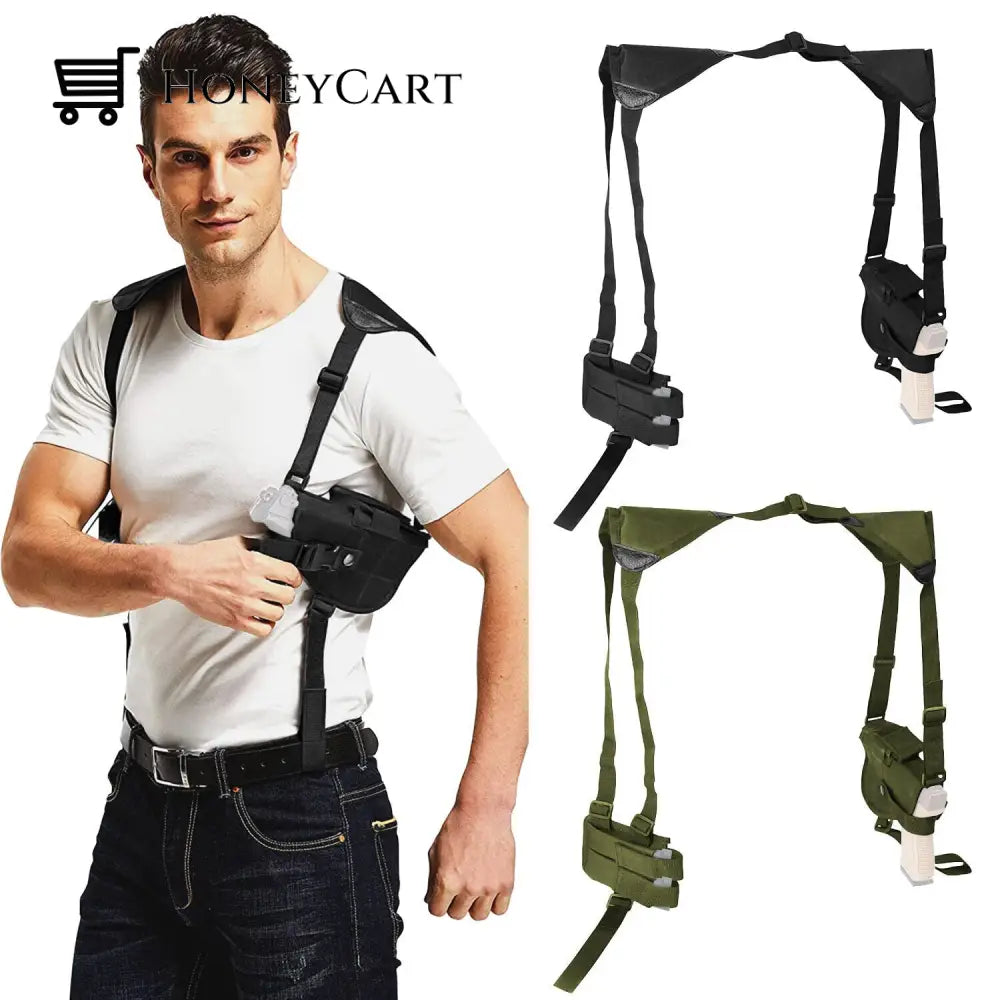 Tactical Shoulder Holster For Concealed Carry Army Green
