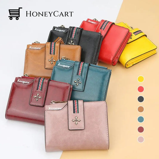 Tassel Zip Womens Crop Wallet