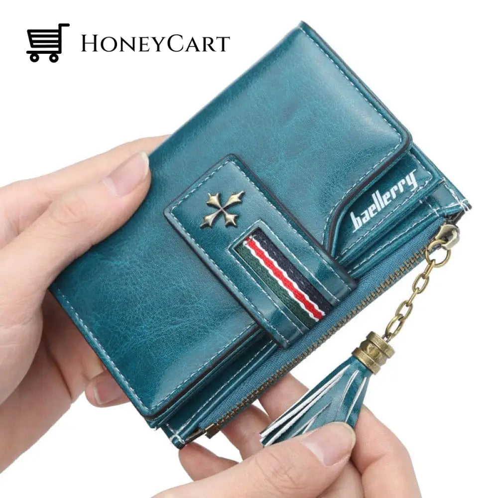 Tassel Zip Womens Crop Wallet