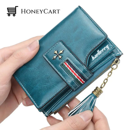 Tassel Zip Womens Crop Wallet