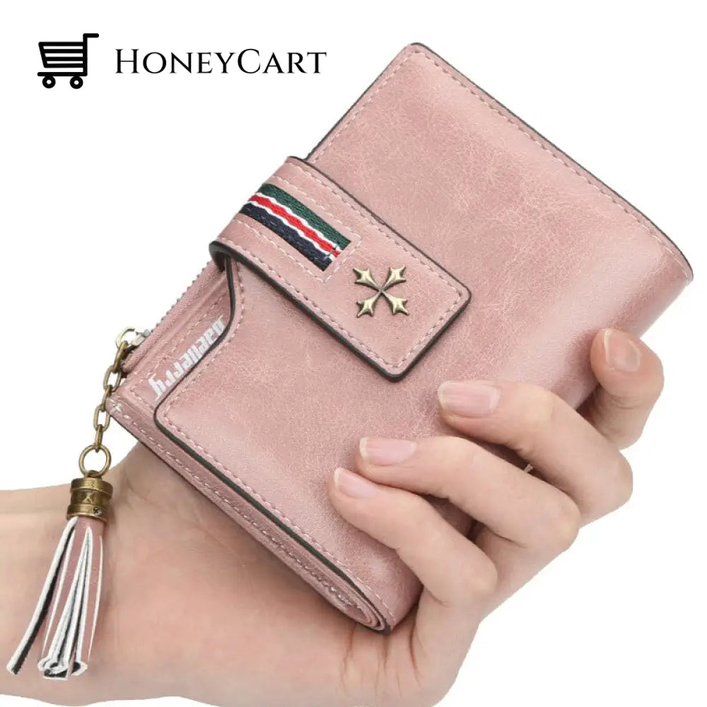 Tassel Zip Womens Crop Wallet