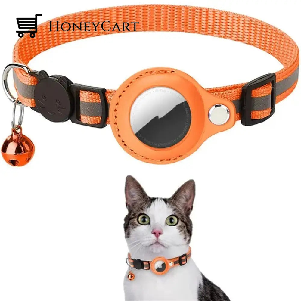 The Airtag Collar Orange Tool
