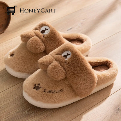 The Bunny Slides Brown / 4-5.5 Womens