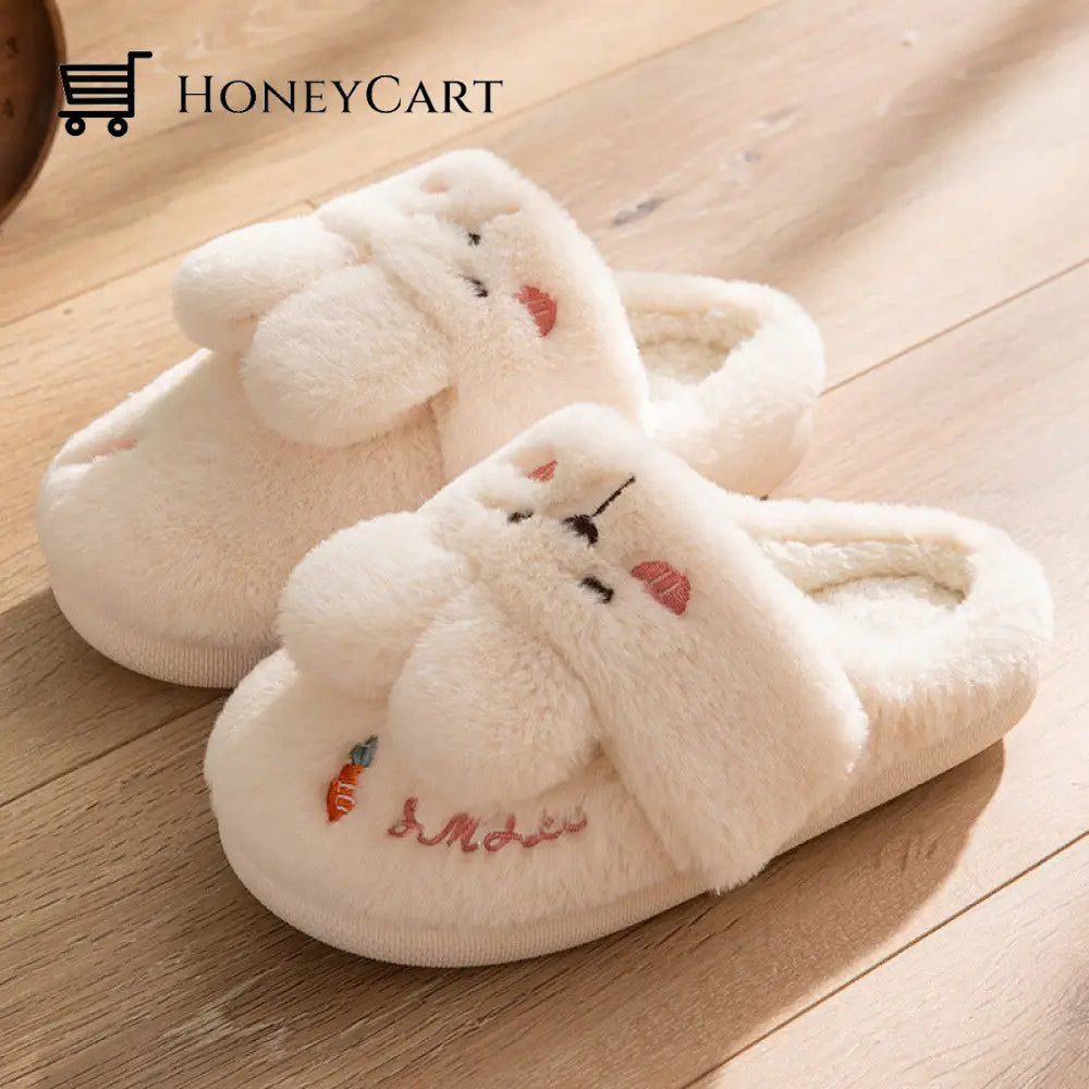 The Bunny Slides White / 4-5.5 Womens