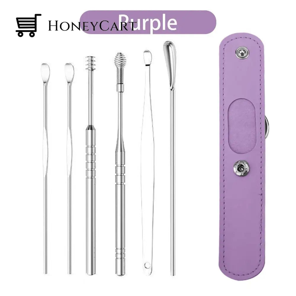 The Most Professional Ear Cleaning Master In 2023 Cleaner Tool Set Purple