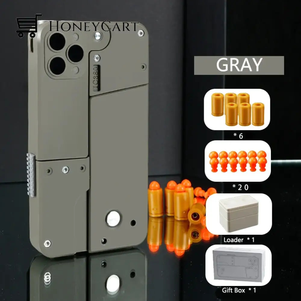 The Phoneblaster Gray / High Configuration - 6 Shells & 20 Bullets 1 Loader &1 Gift Box Tool