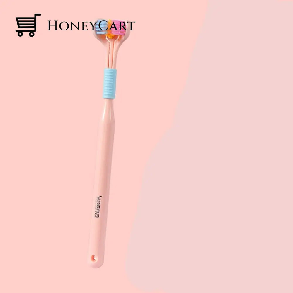 Three-Sided Soft Ultra Care Toothbrush Pink Toothbrushes