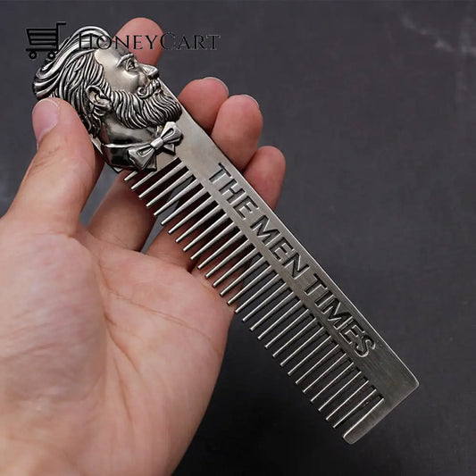Tmt Gentleman Barber Styling Stainless Steel Comb No.1 Hair Combs