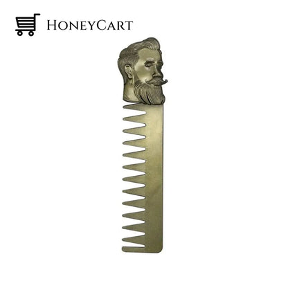 Tmt Gentleman Barber Styling Stainless Steel Comb No.2 Hair Combs