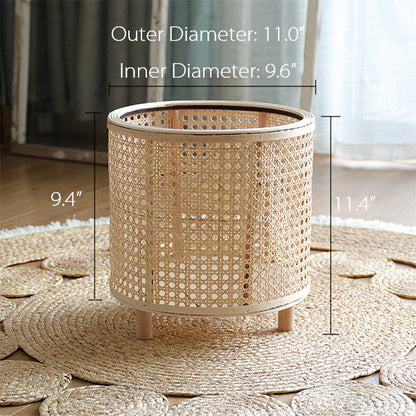 Woven Rattan Flowerpot Holder