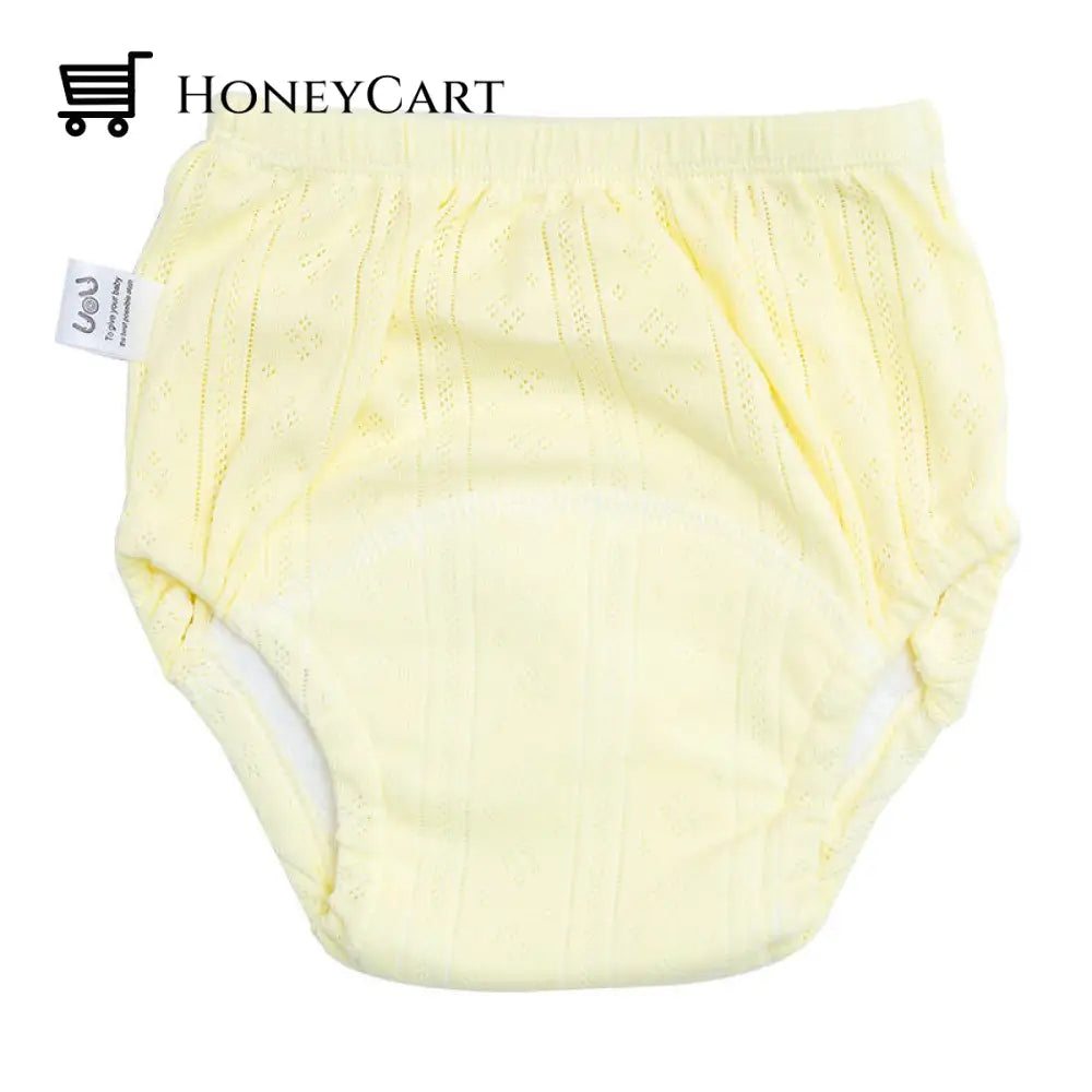 Toddler Toilet Training Pants Yellow / S(0-9Kg)