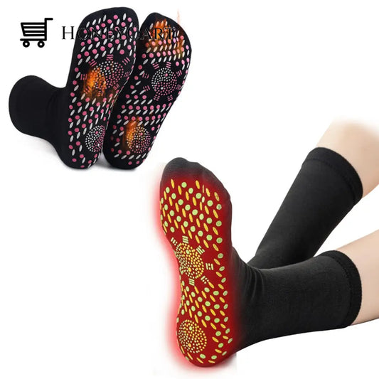 Tourmaline Thermal Circulation Self-Heating Shaping Socks