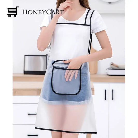 Transparent Waterproof Kitchen Apron