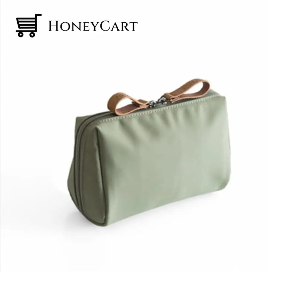 Travel Makeup Pouch For Women Green