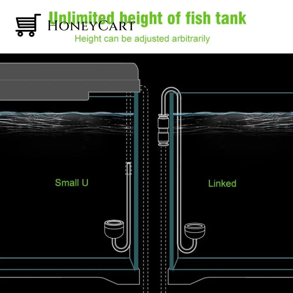 U-Shape Co Diffuser For Fish Tank Pet Care