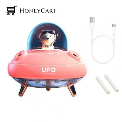 Ufo Bear Nano Air Humidifier Pink Direct Power Humidifiers